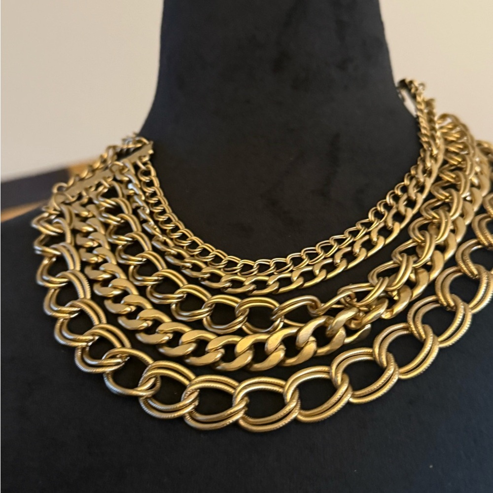 Chic Layered Gold Necklace